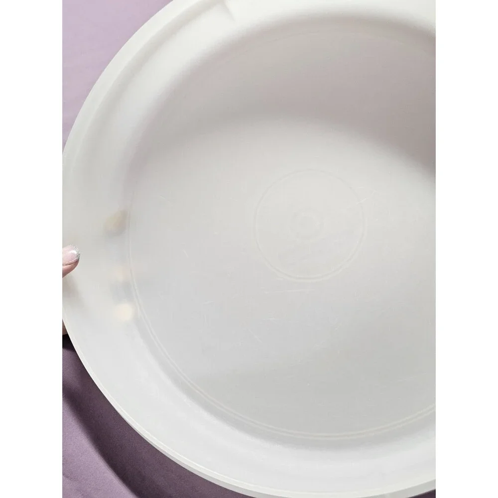 Vintage Tupperware Sheer Cupcake Keeper #242 w/Lid Seal #224 READ